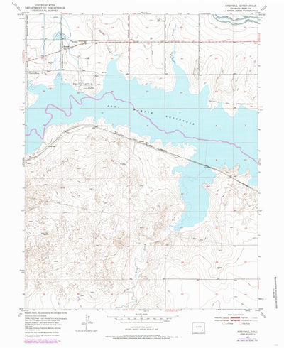 United States Geological Survey Kreybill, CO (1953, 24000-Scale) digital map