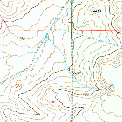 United States Geological Survey Krider, NM (1973, 24000-Scale) digital map