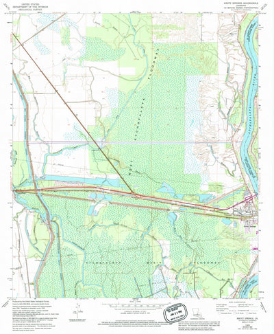 United States Geological Survey Krotz Springs, LA (1968, 24000-Scale) digital map