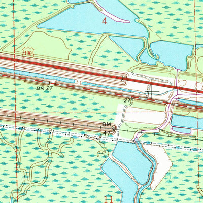 United States Geological Survey Krotz Springs, LA (1968, 24000-Scale) digital map