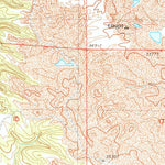 United States Geological Survey Kruger Lake, WY (1984, 24000-Scale) digital map