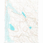 United States Geological Survey Krumbo Reservoir, OR (1967, 24000-Scale) digital map
