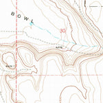 United States Geological Survey Krumbo Reservoir, OR (1967, 24000-Scale) digital map