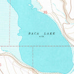 United States Geological Survey Krumbo Reservoir, OR (1967, 24000-Scale) digital map