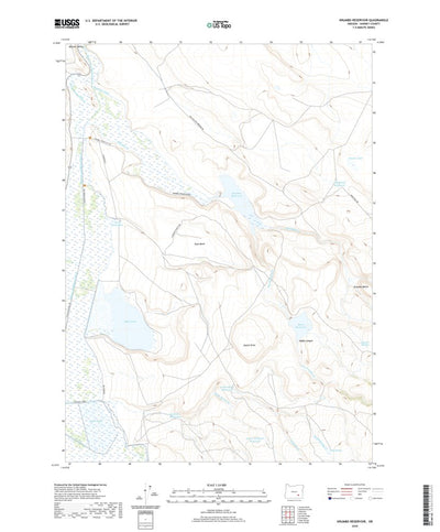 United States Geological Survey Krumbo Reservoir, OR (2020, 24000-Scale) digital map