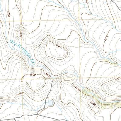 United States Geological Survey Krumbo Reservoir, OR (2020, 24000-Scale) digital map