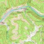 United States Geological Survey Krypton, KY (1972, 24000-Scale) digital map