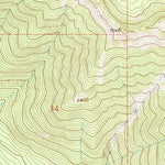 United States Geological Survey Ksanka Peak, MT (1963, 24000-Scale) digital map