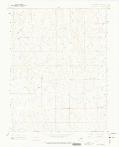United States Geological Survey Kuhns Crossing, CO (1970, 24000-Scale) digital map