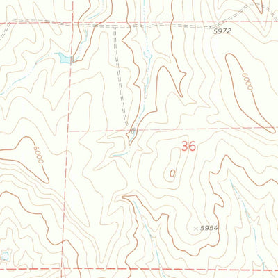 United States Geological Survey Kuhns Crossing, CO (1970, 24000-Scale) digital map