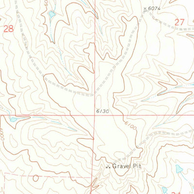 United States Geological Survey Kuhns Crossing, CO (1970, 24000-Scale) digital map