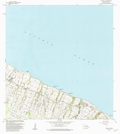United States Geological Survey Kukaiau, HI (1982, 24000-Scale) digital map
