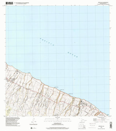 United States Geological Survey Kukaiau, HI (1993, 24000-Scale) digital map