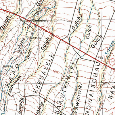 United States Geological Survey Kukaiau, HI (1993, 24000-Scale) digital map