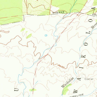 United States Geological Survey Kukuihaele, HI (1957, 24000-Scale) digital map