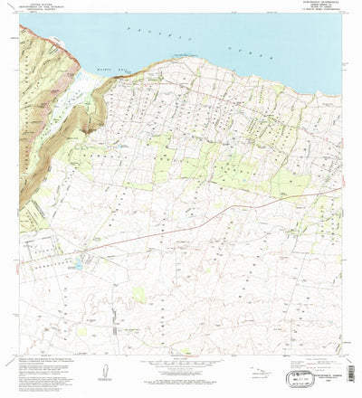 United States Geological Survey Kukuihaele, HI (1982, 24000-Scale) digital map