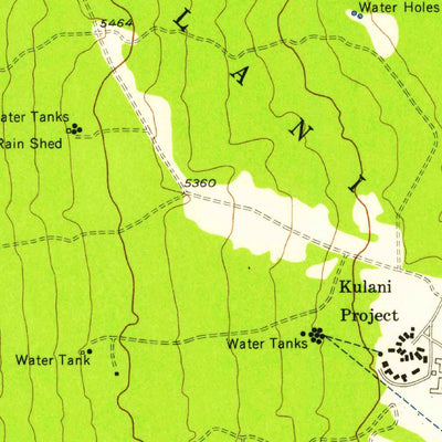 United States Geological Survey Kulani, HI (1956, 24000-Scale) digital map