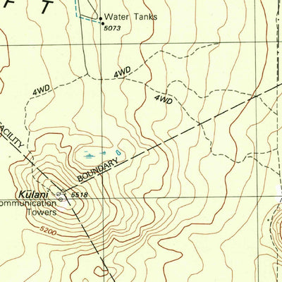 United States Geological Survey Kulani, HI (1993, 24000-Scale) digital map