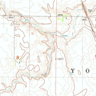 United States Geological Survey Kulm-Edgeley Dam, ND (1982, 24000-Scale) digital map