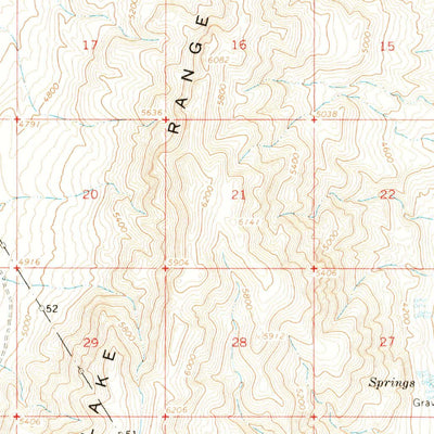 United States Geological Survey Kumiva Peak, NV (1964, 62500-Scale) digital map