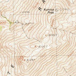 United States Geological Survey Kumiva Peak, NV (1990, 24000-Scale) digital map