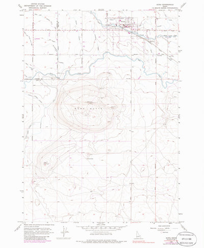 United States Geological Survey Kuna, ID (1958, 24000-Scale) digital map