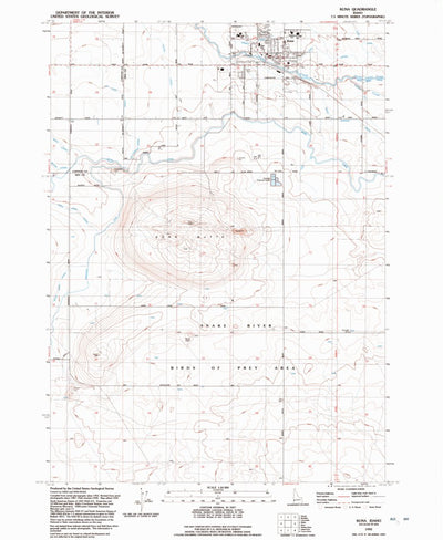 United States Geological Survey Kuna, ID (1992, 24000-Scale) digital map