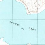 United States Geological Survey Kunkel Lake, ND (1972, 24000-Scale) digital map