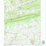 United States Geological Survey Kunkletown, PA (1992, 24000-Scale) digital map
