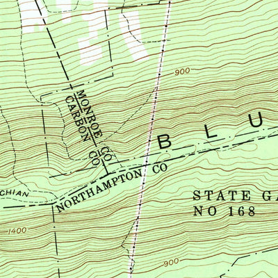 United States Geological Survey Kunkletown, PA (1992, 24000-Scale) digital map