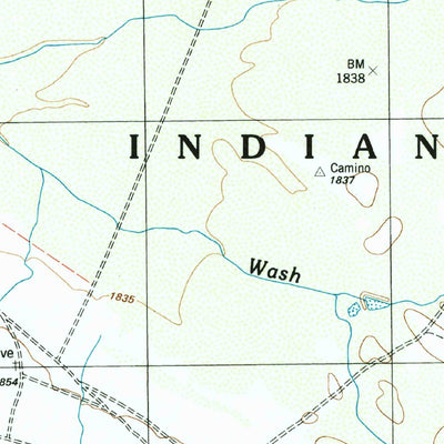United States Geological Survey Kupk, AZ (1996, 24000-Scale) digital map