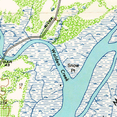 United States Geological Survey Kure Beach, NC (1946, 24000-Scale) digital map