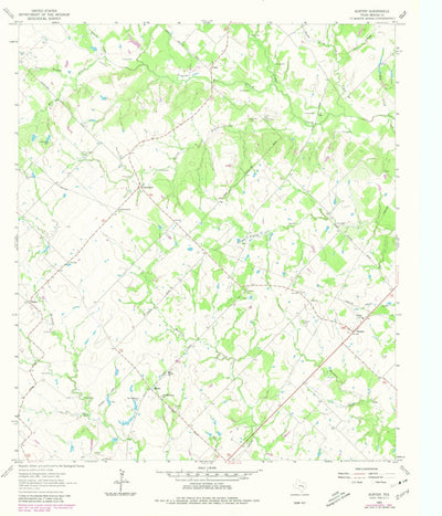 United States Geological Survey Kurten, TX (1963, 24000-Scale) digital map