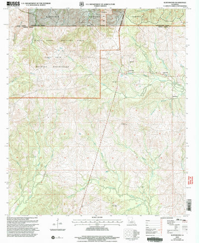 United States Geological Survey Kurthwood, LA (2003, 24000-Scale) digital map