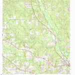 United States Geological Survey Kushla, AL (1953, 24000-Scale) digital map