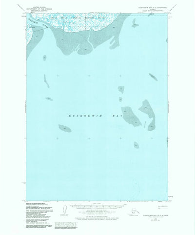 United States Geological Survey Kuskokwim Bay D-2, AK (1953, 63360-Scale) digital map