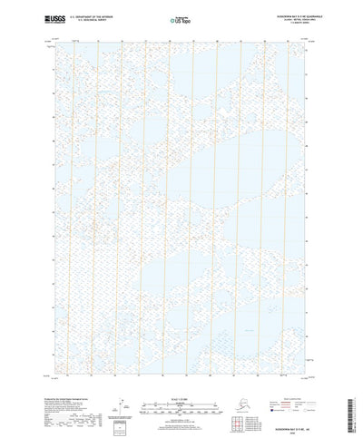 United States Geological Survey Kuskokwim Bay D-5 NE, AK (2020, 25000-Scale) digital map