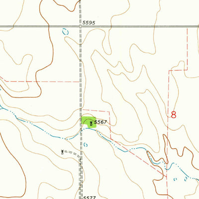 United States Geological Survey Kutch, CO (1975, 24000-Scale) digital map