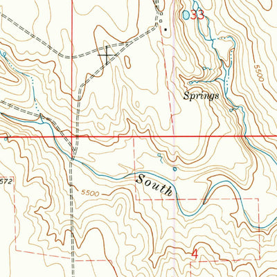 United States Geological Survey Kutch, CO (1975, 24000-Scale) digital map