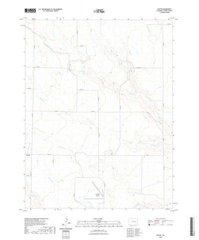 United States Geological Survey Kutch, CO (2022, 24000-Scale) digital map