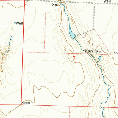 United States Geological Survey Kutch NW, CO (1978, 24000-Scale) digital map