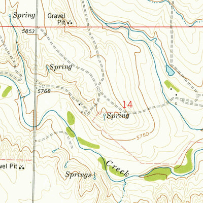 United States Geological Survey Kutch NW, CO (1978, 24000-Scale) digital map