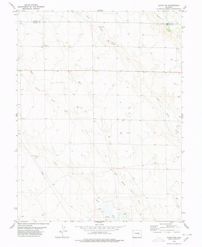 United States Geological Survey Kutch SW, CO (1978, 24000-Scale) digital map