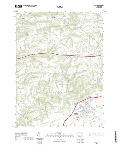 United States Geological Survey Kutztown, PA (2023, 24000-Scale) digital map