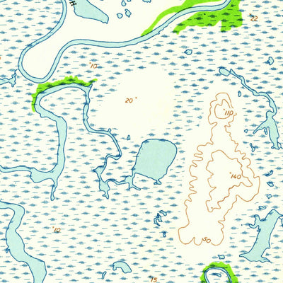 United States Geological Survey Kwiguk A-1, AK (1952, 63360-Scale) digital map