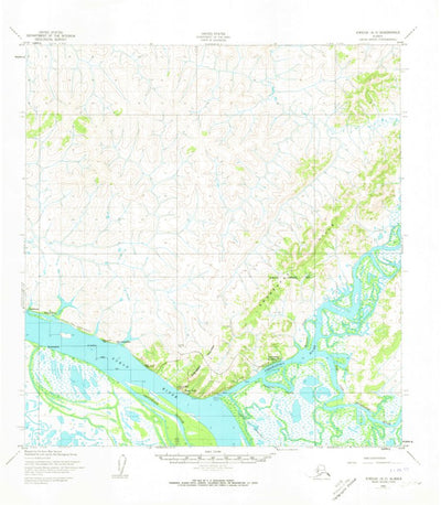 United States Geological Survey Kwiguk A-3, AK (1952, 63360-Scale) digital map
