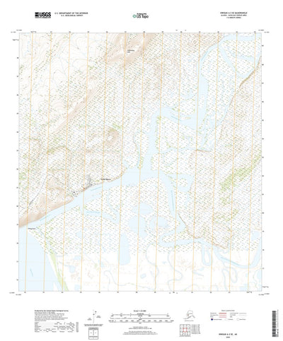 United States Geological Survey Kwiguk A-3 SE, AK (2020, 25000-Scale) digital map