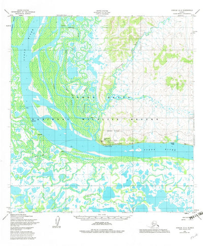 United States Geological Survey Kwiguk A-4, AK (1952, 63360-Scale) digital map