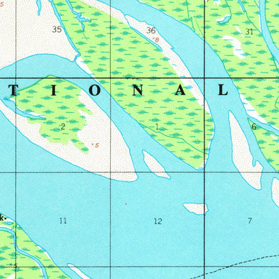 United States Geological Survey Kwiguk A-4, AK (1952, 63360-Scale) digital map