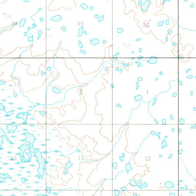 United States Geological Survey Kwiguk A-5, AK (1952, 63360-Scale) digital map